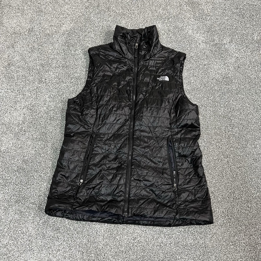 The North Face Womens M Black Lightweight Insulated Puffer Vest Full Zip
